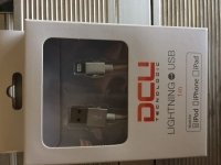 DCU Cable USB - Lightning per a iPhone, iPad i iPod