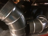 Tubos metálicos para ventilación y conducción de humos